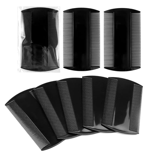 Lice and Flea Grooming Combs, 50 Pack Fine-Tooth Plastic Hair Combs for Pets
