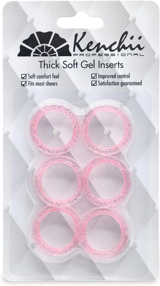 Kenchii Extra Soft Premium Shear Finger Ring Inserts - Thick, Quality Comfort. Elevate Your Grooming Experience with Precision and Style in Multiple Colors