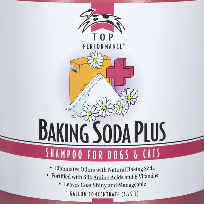 Top Performance Baking Soda Plus Dog and Cat Shampoo, 1-Gallon