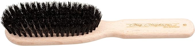 Chris Christensen Boar Dog Brush, Groom Like a Professional, Natural Boar Bristles, Beech Wood Handle, Distributes Natural Oils Making for a Healthy Coat