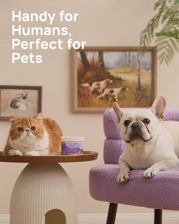 HICC PET Wrinkle Wipes 100 Count - VINE8