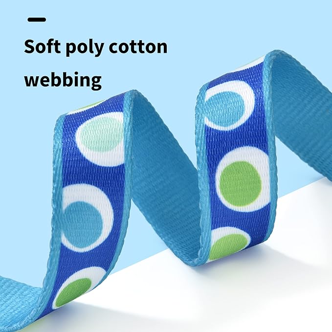 Mile High Life Dog Collar | Nylon Puppy Collars w Cute Patterns | Lightweight Girl Dog Collar | Boy Dog Collar for Small/Medium/Large Dogs (Blue Dot, Small)