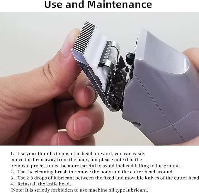 Detachable Pet Dog Clipper Blades,Compatible with Oster A5, Wahl KM Series Clippers,Made of Ceramic,Black,3 Pack (4FC 5FC 7FC)