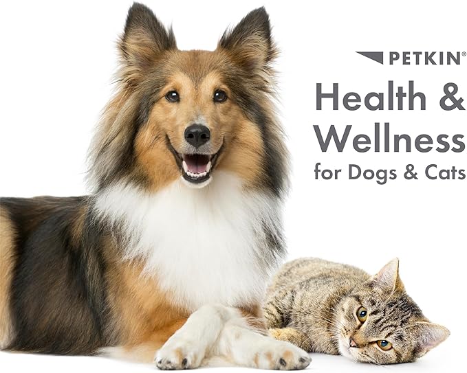 Petkin Fingertip Eye Wipes for Dogs and Cats, 50 Finger Wipes - Slip-On, Snug Fit, Micro-Bristle Fabric - Cleans Eye Area, Dirt and Tear Stains - Convenient, Ideal for Home and Travel - No Scent