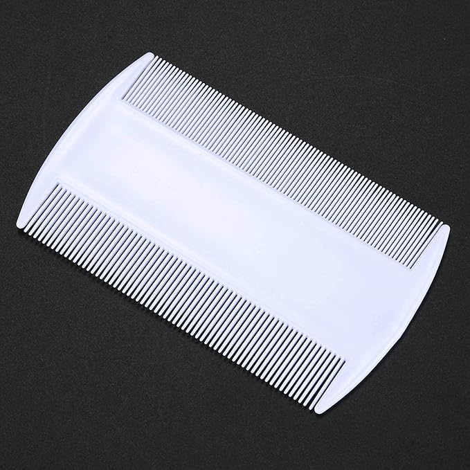 4Pcs Lice Combs, Double sided Pet Combs, Cat Dog Pet Grooming Fine Tooth Hair Combs Pet Supplies