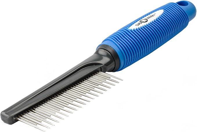 Ultimate Pet Shedding Comb, Blue