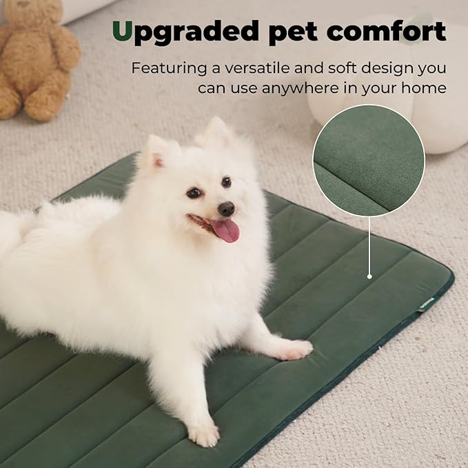 BALANCE Dog Crate Pad, Dog Foam Crate Mat Kennel Pad, Washable Water-Resistant Pet Bed Flat Dog Cage Mat for Large Dogs