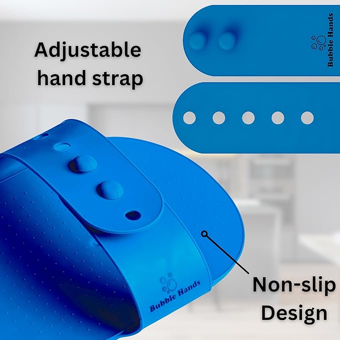 Dog Bath Brush - Silicone Grooming and Shedding Brush for Dogs & Cats, Puppy Essentials Dog Shampoo Brush, Pet Hair Removal Tool for Deep Clean & Massage