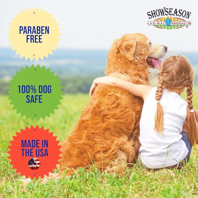 Showseason Bath & Brush Therapies® Ambrosia Pet Cologne 12.5 oz For Dogs | Long-Lasting Odor Eliminator | Paraben-Free | Biodegradable & Non-Toxic | Made in The USA