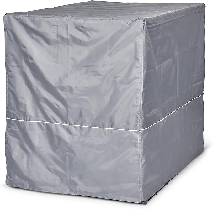 New World Pet Products XXL Dog Crate Cover, Privacy Dog Crate Cover Designed to Fit Midwest Ginormous Dog Crate Models SL54 & SL54DD, Machine Wash & Dry, Gray, 54-Inch