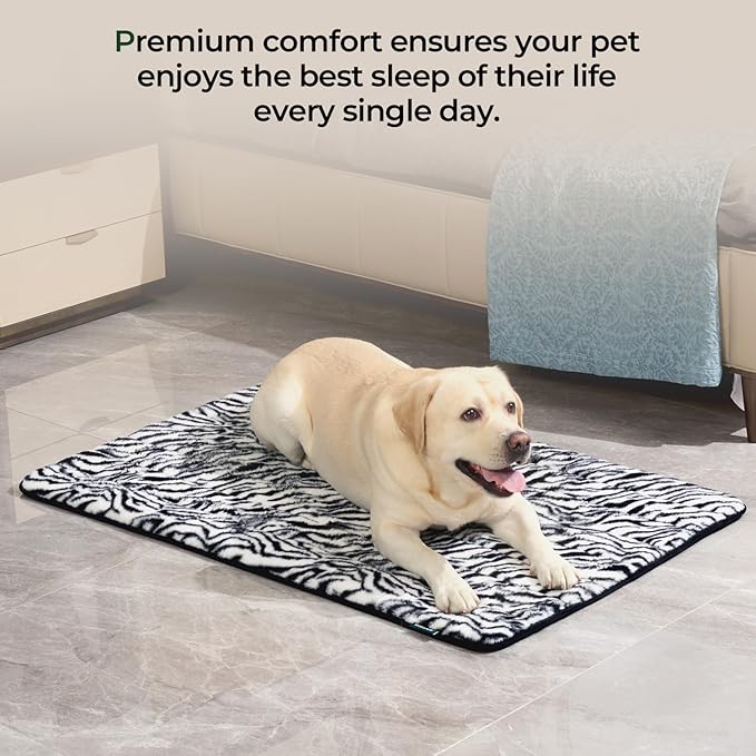 BALANCE Dog Crate Pad, Dog Foam Crate Mat Kennel Pad, Washable Pet Bed Flat Dog Cage Mat for Large Dogs