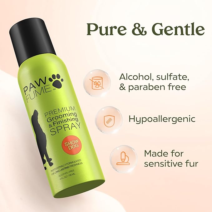PAWFUME Dog Perfume Spray Long Lasting Scent for Grooming, Show Dog, 2-Pack – Keep Your Pup Fresh All Day – Hypoallergenic, Alcohol-Free, Detangling & Moisturizing – Salon-Quality Dog Cologne Spray