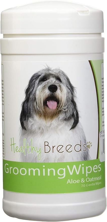 Healthy Breeds Polish Lowland Sheepdog Grooming Wipes 70 Count