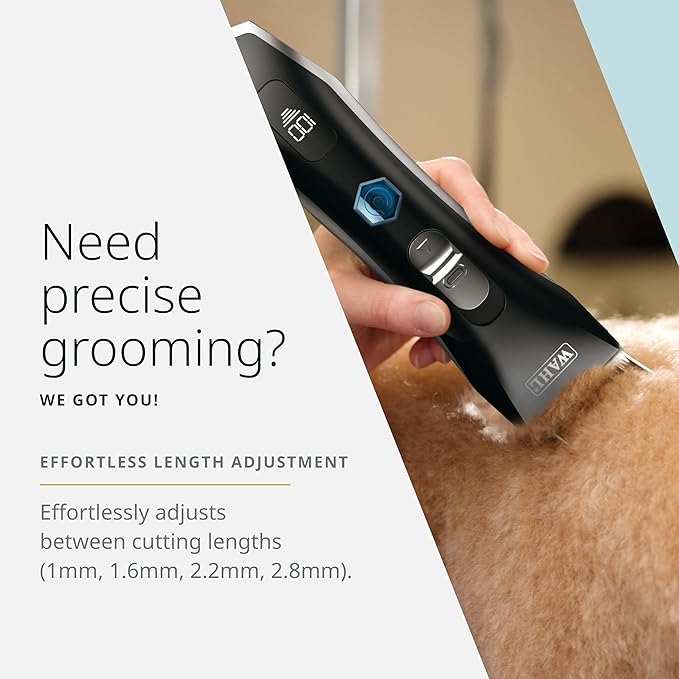 Wahl Pro Animal 4-in-1 Bladeset for Smart Clip Pet Clipper - Adjustable Grooming Blade for Light Body Clipping, Trim Work & Sanitary Areas - High-Performance, Chrome-Plated Replacement Blade
