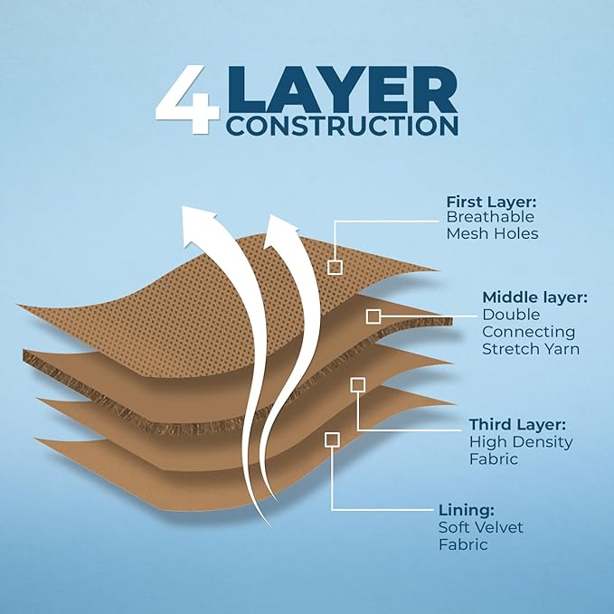 Voyager Aerolite No Pull Mesh Dog Harness with Lightweight, Soft, Breathable, Reflective Stitching, and Adjustable Straps for Walking, Running, Training, Heavy Duty and Durable - Beige, M