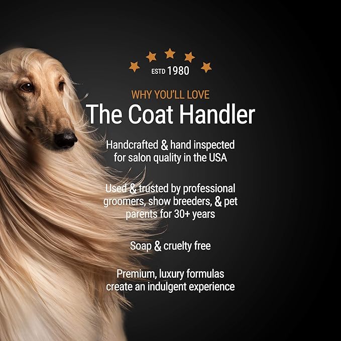 Anti-Static Detangler Dog Spray - Eliminates Static and Fly-Away Hair, All Natural Ingredients
