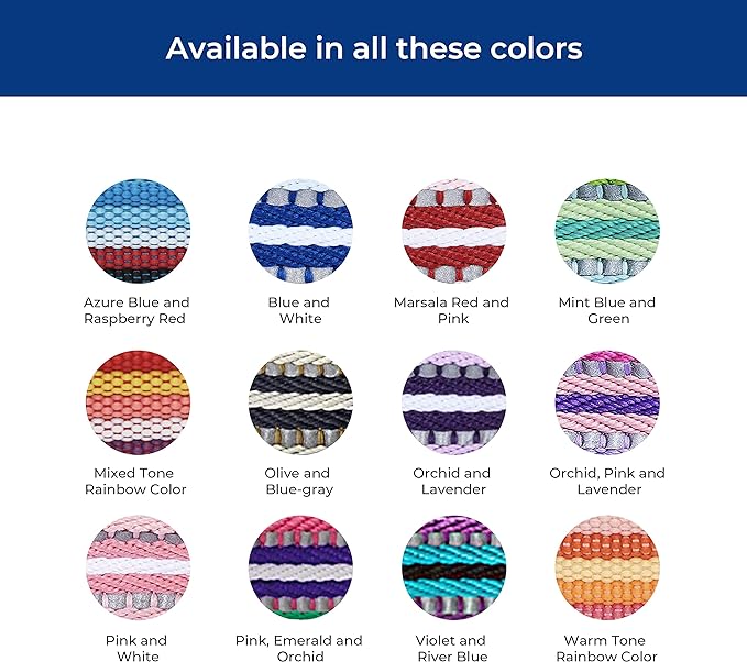 Blueberry Pet 3M Reflective Dog Collars | Adjustable Dog Collar w/Multi-Colored Stripe - Warm Tone Rainbow Color | Nylon Pet Collars for Dogs & Refflective Dog Collar for Small Dogs