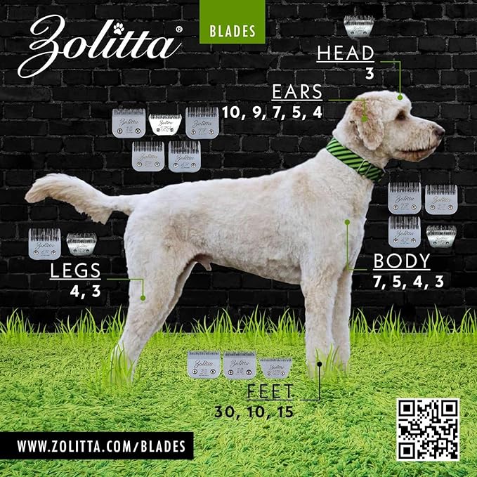 10WF Premium Professional Pet Dog Grooming Wide Clipper Blade, Grooming Clipper Blade, Grooming Wide Blade, A5 Type Blade, Dog Grooming Wide Blade, Cat, Horse Grooming Blade