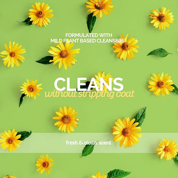 Bark2Basics High Concentrate Dog Shampoo, 1 Gallon - All Natural Ingredients, Deep Cleaning, 32:1 Concentration, Fresh Scent, Moisturizing, Super Concentrated