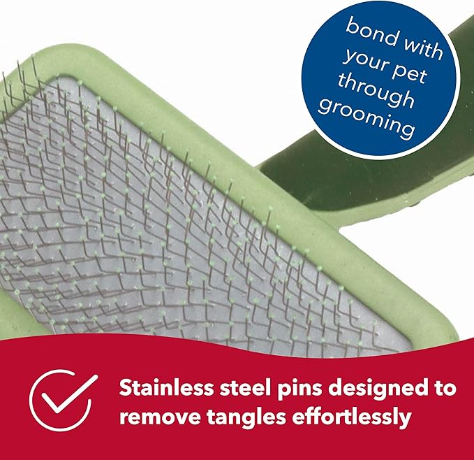 Coastal Pet Safari Dog Soft Slicker Brush - Dog Grooming Brush for Shedding - for Dogs with Short, Medium and Long Hair - Small - 6.5" x 2.5"