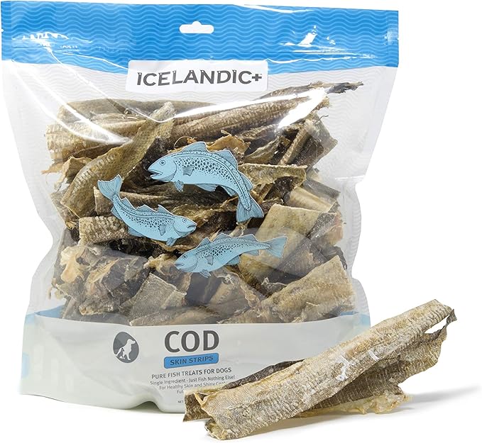 Icelandic+ Cod Skin Mixed Pieces Dog Treat 16-oz Bag