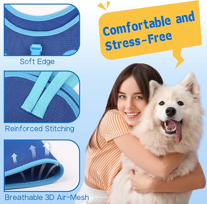 Supet Dog Grooming Hammock, Helpful Hammock for Nail Trim, Restraint Sling for Nail Clipping, Cat Grooming Hammock for Dog Pet to Nail Trimming