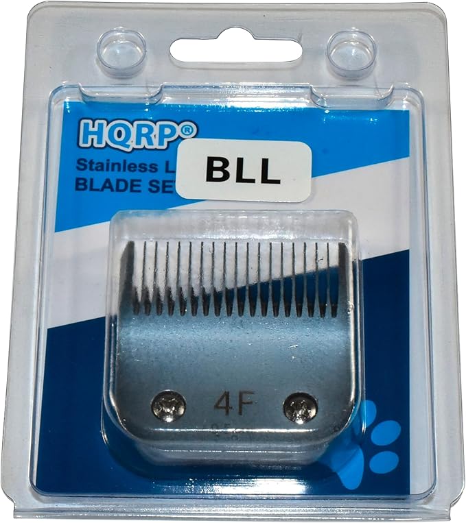 HQRP Animal Clipper Blade Compatible with Oster Size-4F CryogenX Professional Pet Grooming