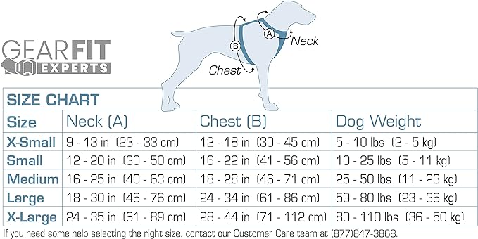 Kurgo Journey Air Dog Harness, Vest Harnesses for Dogs, Pet Hiking Harness for Running & Walking, Reflective, Padded, Includes Control Handle, No Pull Front Clip (Orange, X-Large)