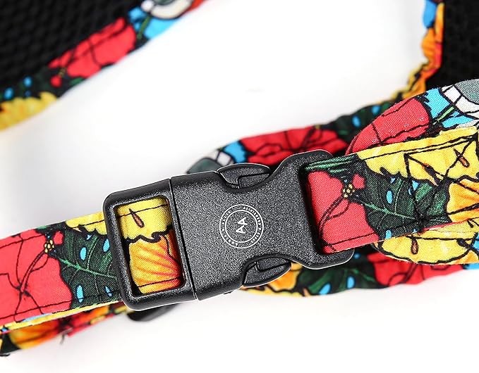 Angie and Allie Organic Cotton Dog Harness,No Pull Pet Harness with Leash D-Ring,Adjustable Soft Padded Dog Vest,Comfortable,Sustainable,Breathable and Stylish for Your Canine Companion