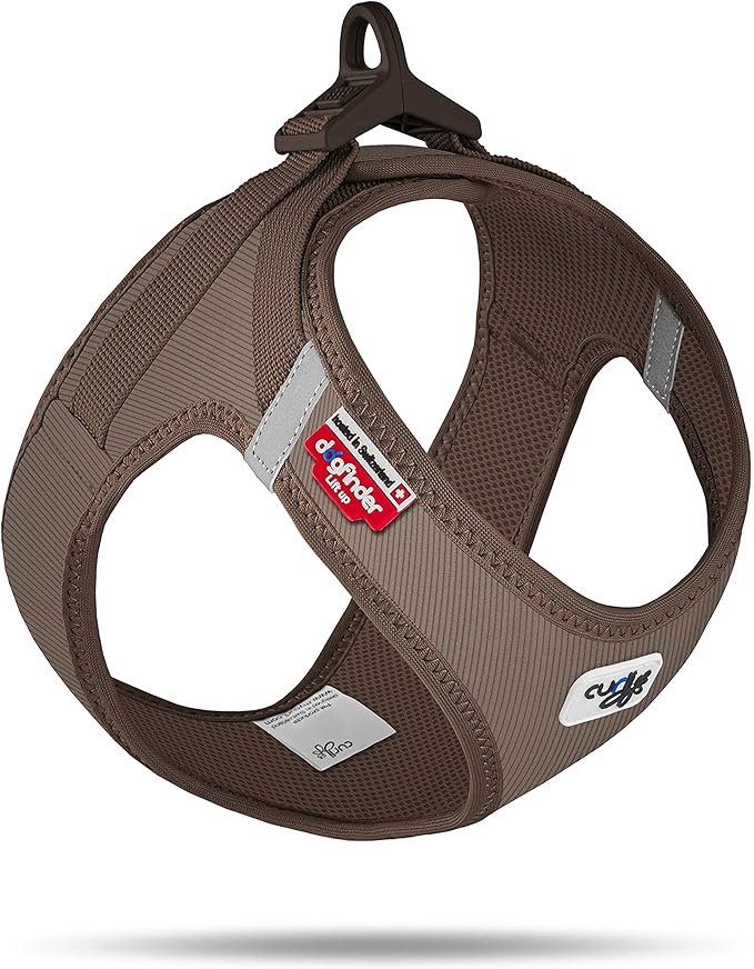 Vest Harness curli Clasp Cord Brown L