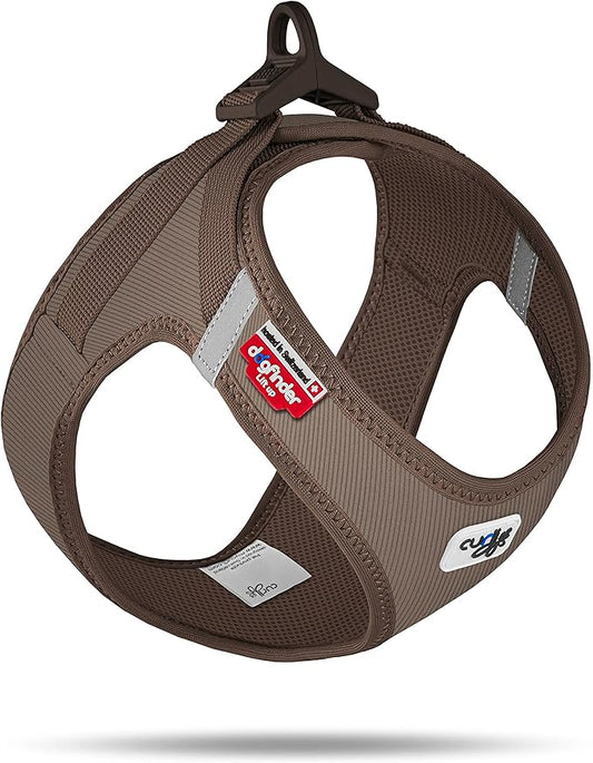 Vest Harness curli Clasp Cord Brown L