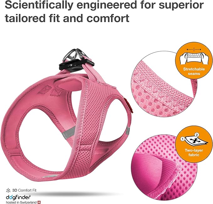 Curli Vest Harness Air-Mesh Skyblue S