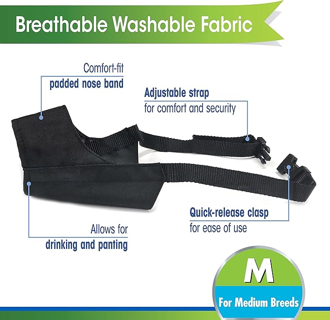 Four Paws Walk-About Quick-Fit Dog Muzzle 3 - Medium