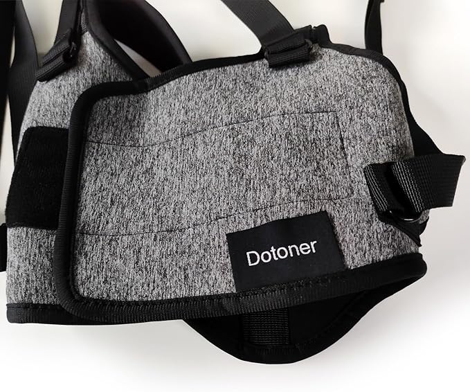 Dotoner Dog Sling for Large Dogs Hind Leg Support to Help Rehabilitate The Hind Limbs of Elderly Dogs with Weak Hind Legs Disabilities and Injuries Dog Harness Helps Arthritis ACL Recovery（S,Grey）