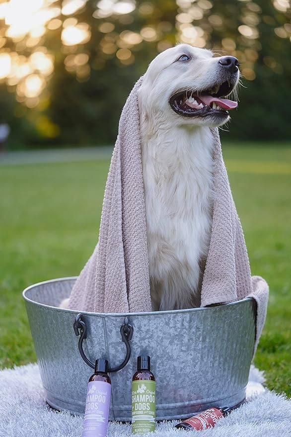 Lemongrass & Mint Dog Shampoo-Natural Refreshing Scent-Anti Itchy After Outdoor Activities