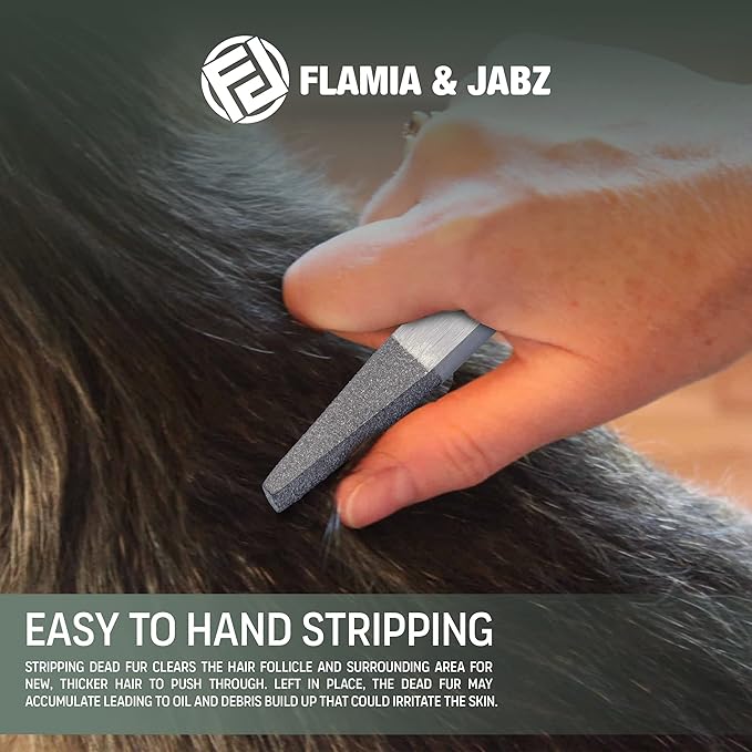 FLAMIA & JABZ Stripping Metal Stones & Nail File for Dogs, Cats & Pets (13 MM)