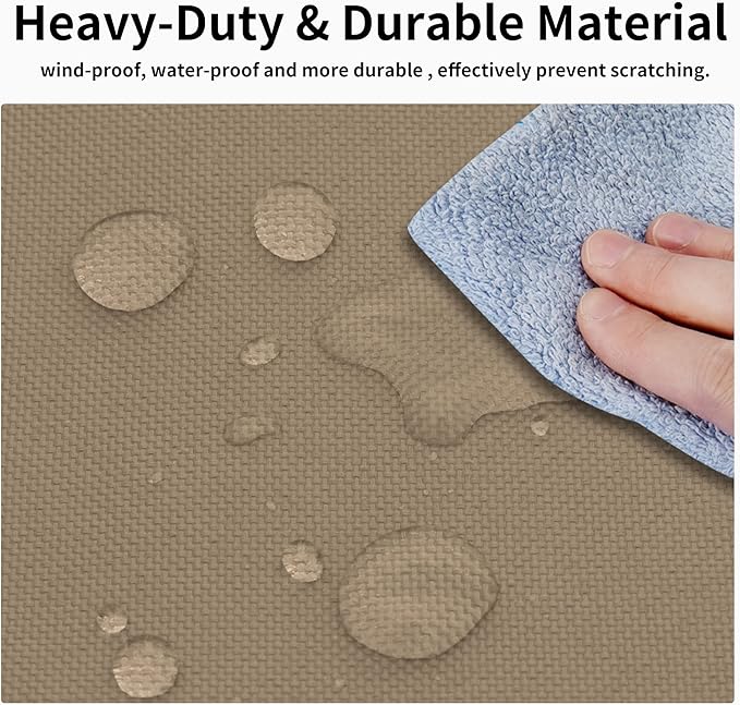 Easy-Going Dog Crate Cover 54 Inch Dog Kennel Cover for Dog, Cage Covers for Dog Crates Fit (54" L x37 W x 45" H) Camel