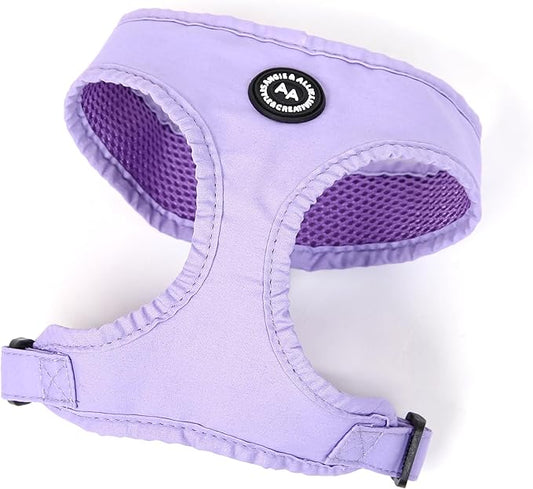 Angie and Allie Organic Cotton Dog Harness,No Pull Pet Harness with Leash D-Ring,Adjustable Soft Padded Dog Vest,Comfortable,Sustainable,Breathable and Stylish for Your Canine Companion