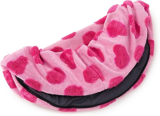 Lesure Dog Bed Cover - Medium Dog Bed Washable Removable Cover, Replacement Cover for Orthopedic Pet Mad Beds, 30x30x8 Inches Tickled Pink