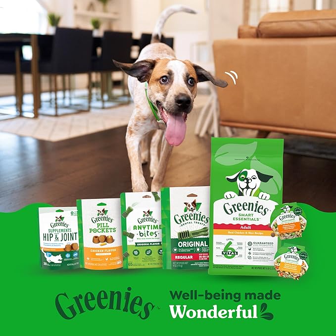 Greenies Smart Topper High Protein Wet Mix-in for Dogs, Chicken, Peas, Apples & Brown Rice Recipe in Vitabroth™ Broth - Bone Broth + Vitamins E & B1, Pack of 10