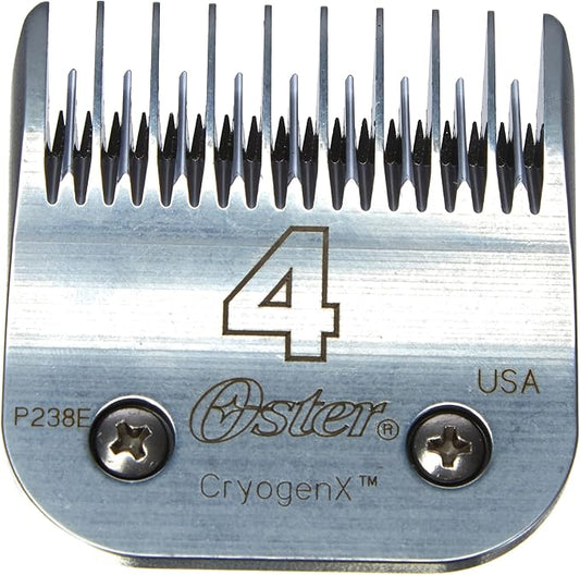 Oster CryogenX Professional Animal Clipper Blade, Skip Tooth, Size 4 (078919-136-005)