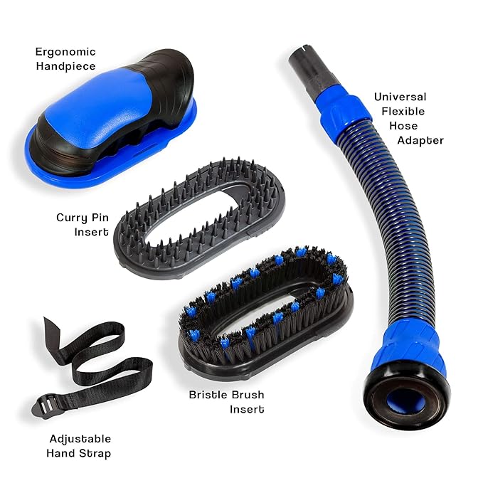 Fur Sure Vacuum Brush Kit for Home Pet Grooming and Cleaning Furniture and Carpet – Great for Medium to Large Sized Breeds and Cleaning Up After All Pets