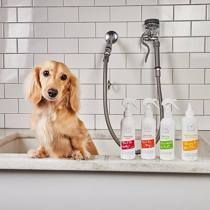 Easy Groom Detangling Mist - Hydrating Pet Coat Spray for Dogs & Cats, Mat & Tangle Free, Organic Ingredients, Made in USA, 7.1oz