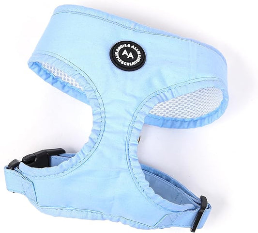 Angie and Allie Organic Cotton Dog Harness,No Pull Pet Harness with Leash D-Ring,Adjustable Soft Padded Dog Vest,Comfortable,Sustainable,Breathable and Stylish for Your Canine Companion