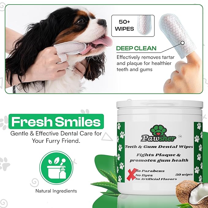 Ultimate Dog Wellness Pack: Fur Spray, Dental Care (Spray & Wipes), Paw Balm and Dog Wet Wipes