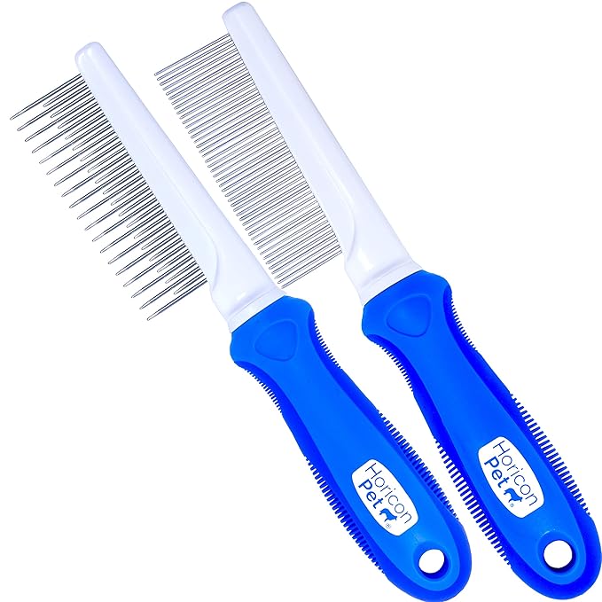 Detangling and Grooming Dog Comb Set for Dogs, Cats, Small Animals