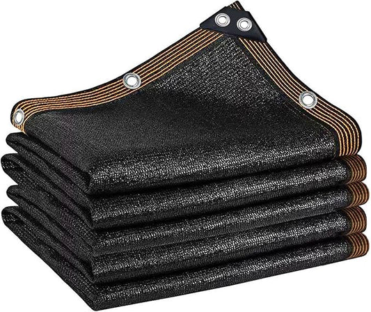 winemana Black Shade Cloth 50%, 6.6x20 FT Mesh Tarp - Garden Shade for Greenhouse, Patio, Vegetables, Plants Cover and Chicken Coops, Sun Shade Net for Outdoor Protection with Reinforced Grommets