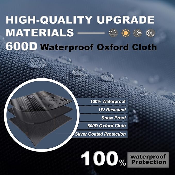 Outdoor Cat House Cover, Super Waterproof Feral Cattery Cat Cover, Cat Enclosure Cover, 600 D Heavy Duty Rain Sheet ,, 32x32x71 inch (Cover only)Black, Mx-1869-A