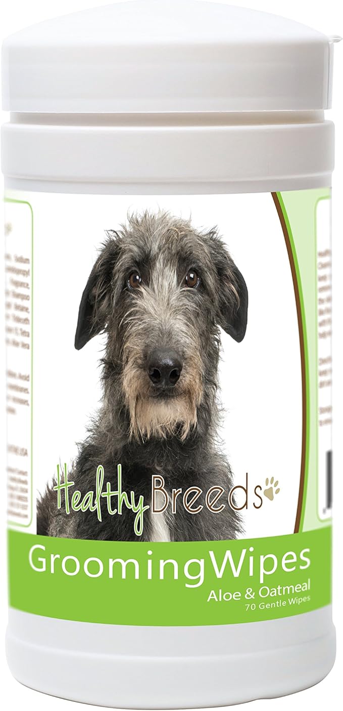 Healthy Breeds Scottish Deerhound Grooming Wipes 70 Count