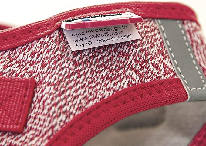 Curli Vest Harness Merino Red XL